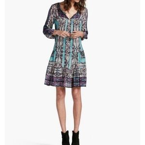 Lucky Brand scarf print dress